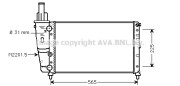 FT2139 Chladič, chlazení motoru AVA QUALITY COOLING