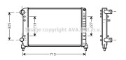 FT2262 AVA QUALITY COOLING chladič motora FT2262 AVA QUALITY COOLING