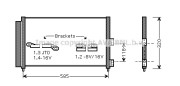 FT5289 AVA QUALITY COOLING nezařazený díl FT5289 AVA QUALITY COOLING