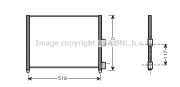 FT5303 AVA QUALITY COOLING kondenzátor klimatizácie FT5303 AVA QUALITY COOLING