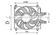 FT7589 AVA QUALITY COOLING nezařazený díl FT7589 AVA QUALITY COOLING