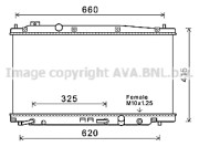 HD2240 AVA QUALITY COOLING chladič motora HD2240 AVA QUALITY COOLING