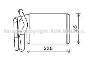 HD6304 Výměník tepla, vnitřní vytápění AVA QUALITY COOLING