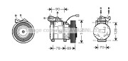 HDK196 AVA QUALITY COOLING nezařazený díl HDK196 AVA QUALITY COOLING