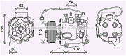 HDK311 AVA QUALITY COOLING kompresor klimatizácie HDK311 AVA QUALITY COOLING