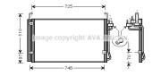 HY5072 Kondenzátor, klimatizace AVA QUALITY COOLING