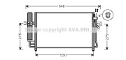 HY5087 AVA QUALITY COOLING kondenzátor klimatizácie HY5087 AVA QUALITY COOLING