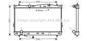 HYA2077 AVA QUALITY COOLING nezařazený díl HYA2077 AVA QUALITY COOLING