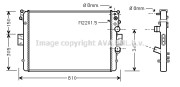 IV2041 AVA QUALITY COOLING nezařazený díl IV2041 AVA QUALITY COOLING