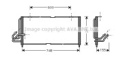 JE5028 AVA QUALITY COOLING kondenzátor klimatizácie JE5028 AVA QUALITY COOLING