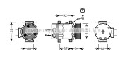 JEK047 AVA QUALITY COOLING kompresor klimatizácie JEK047 AVA QUALITY COOLING