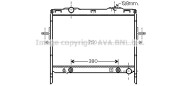 KA2058 AVA QUALITY COOLING nezařazený díl KA2058 AVA QUALITY COOLING