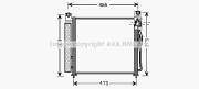 KA5065 AVA QUALITY COOLING nezařazený díl KA5065 AVA QUALITY COOLING