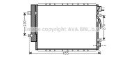 KA5123 AVA QUALITY COOLING nezařazený díl KA5123 AVA QUALITY COOLING