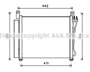 KA5158 AVA QUALITY COOLING nezařazený díl KA5158 AVA QUALITY COOLING