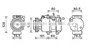 KAAK275 AVA QUALITY COOLING nezařazený díl KAAK275 AVA QUALITY COOLING