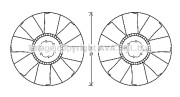 MNC084 Odvětrávání, chlazení motoru AVA QUALITY COOLING