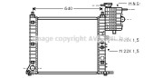 MS2218 Chladič, chlazení motoru AVA QUALITY COOLING