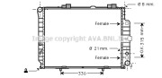 MS2228 AVA QUALITY COOLING chladič motora MS2228 AVA QUALITY COOLING