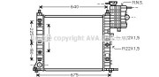 MS2243 AVA QUALITY COOLING nezařazený díl MS2243 AVA QUALITY COOLING