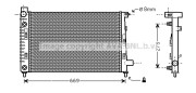 MS2282 AVA QUALITY COOLING nezařazený díl MS2282 AVA QUALITY COOLING