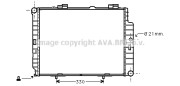 MS2287 AVA QUALITY COOLING chladič motora MS2287 AVA QUALITY COOLING