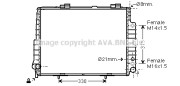 MS2304 AVA QUALITY COOLING chladič motora MS2304 AVA QUALITY COOLING