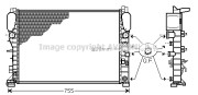 MS2341 AVA QUALITY COOLING chladič motora MS2341 AVA QUALITY COOLING