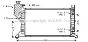 MS2343 AVA QUALITY COOLING nezařazený díl MS2343 AVA QUALITY COOLING