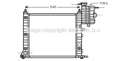 MS2349 AVA QUALITY COOLING chladič motora MS2349 AVA QUALITY COOLING