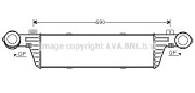 MS4296 AVA QUALITY COOLING chladič plniaceho vzduchu MS4296 AVA QUALITY COOLING