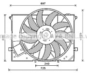 MS7581 AVA QUALITY COOLING nezařazený díl MS7581 AVA QUALITY COOLING