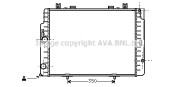 MSA2133 AVA QUALITY COOLING chladič motora MSA2133 AVA QUALITY COOLING