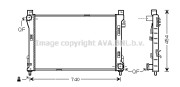 MSA2288 Chladič, chlazení motoru AVA QUALITY COOLING