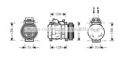 MSK054 Kompresor, klimatizace AVA QUALITY COOLING