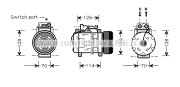 MSK273 AVA QUALITY COOLING nezařazený díl MSK273 AVA QUALITY COOLING