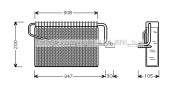 MSV329 AVA QUALITY COOLING výparník klimatizácie MSV329 AVA QUALITY COOLING