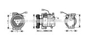 MZK219 AVA QUALITY COOLING nezařazený díl MZK219 AVA QUALITY COOLING