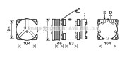 NHK011 Kompresor, klimatizace AVA QUALITY COOLING