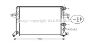 OL2444 AVA QUALITY COOLING chladič motora OL2444 AVA QUALITY COOLING