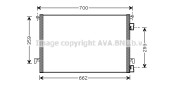 OL5397 AVA QUALITY COOLING kondenzátor klimatizácie OL5397 AVA QUALITY COOLING