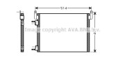 OL5452 AVA QUALITY COOLING kondenzátor klimatizácie OL5452 AVA QUALITY COOLING