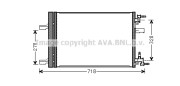 OL5500 AVA QUALITY COOLING kondenzátor klimatizácie OL5500 AVA QUALITY COOLING