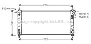 OLA2264 AVA QUALITY COOLING nezařazený díl OLA2264 AVA QUALITY COOLING