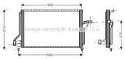 OLA5209 AVA QUALITY COOLING kondenzátor klimatizácie OLA5209 AVA QUALITY COOLING