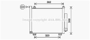 OLA5402D AVA QUALITY COOLING kondenzátor klimatizácie OLA5402D AVA QUALITY COOLING