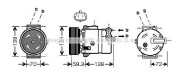 OLK413 Kompresor, klimatizace AVA QUALITY COOLING