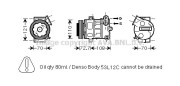 OLK419 AVA QUALITY COOLING kompresor klimatizácie OLK419 AVA QUALITY COOLING