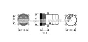 OLK493 AVA QUALITY COOLING nezařazený díl OLK493 AVA QUALITY COOLING