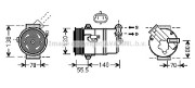 OLK498 AVA QUALITY COOLING kompresor klimatizácie OLK498 AVA QUALITY COOLING